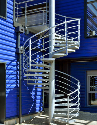 Escalier extérieur galvanisé Extruplast6R